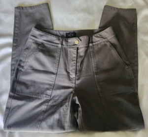 White House Black Market Damen oliv armeegrün schmale Knöchelhose Größe 6 Petite - Bild 1 von 13