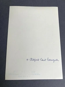 ALFRED BENGSCH (†1979) Bischof von Berlin signed Autogrammkarte 10x15 - Imagen 1 de 2