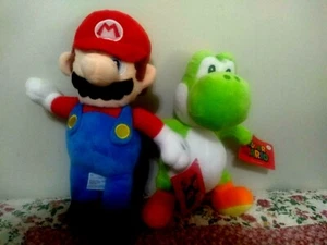 Super Mario Mario and Yoshi Plush Doll 12 inches 2020  Nintendo NEW! - Picture 1 of 1