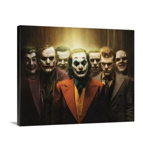 Joker Canvas 2019 Joaquin Phoenix Movie Art 16X20 Canvas Batman Heath Ledger - Picture 1 of 3