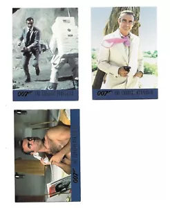 Tarjetas de cartera de James Bond 007 Connery #154 155 156 tintas 1996 - Imagen 1 de 1