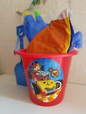 Beach Play Set Mickey Mouse, Sand Bucket, Shovel and Water Blast By Broward Toys