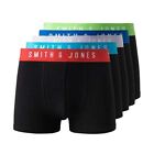 Smith and Jones Mens Boxers Shorts 5 Pack Multipacked Underwear Gift Set