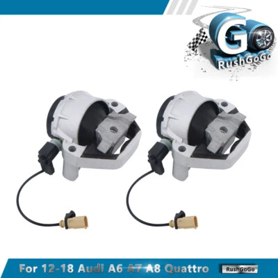 For Audi A6 A7 A8 Quattro L4 2.0L V6 3.0L 2012-2018 2× Front Engine Motor Mount - Image 1 of 4