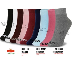Herren Damen Unisex Sneaker Socken Einlagen Knöchel Sport gepolstert Baumwolle 4-7 Set - Bild 1 von 18