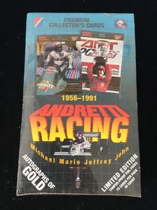 1992 Collect-A-Card ANDRETTI RACING 1956-1991 Trading Card Box SEALED -1 #* - Picture 1 of 3