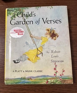 Vintage 1961 A Child’s Garden Of Verses Robert Lewis Stevenson Reading Rainbow - Picture 1 of 6