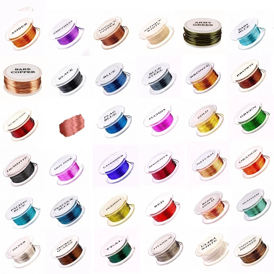 Fio redondo não resistente a manchas calibre 18 através de calibre 30 tem 35 cores - Imagem 1 de 1