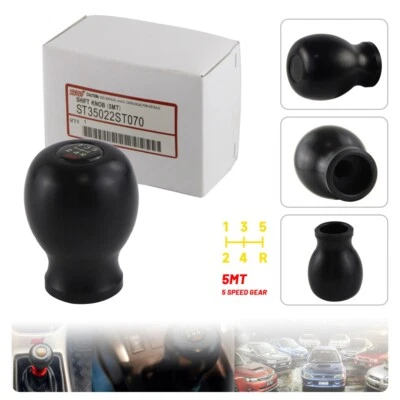 5 Speed Manual Shift Knob for Subaru WRX Impreza STI GDA GDB GC8 5MT black - Image 1 of 4