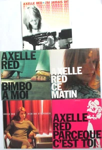 AXELLE RED - 5 CD SINGLES PROMO - PORT COMPRIS - Picture 1 of 2