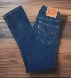 Youth 501 Levis Strauss 10 Regular 25x25  Denim Jeans Unisex Nice Condition  - Picture 1 of 9