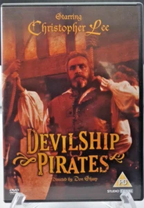 DEVIL SHIP PIRATES Christopher Lee Hammer Horror film DVD - REGION 2 -UK IMPORT - Picture 1 of 3