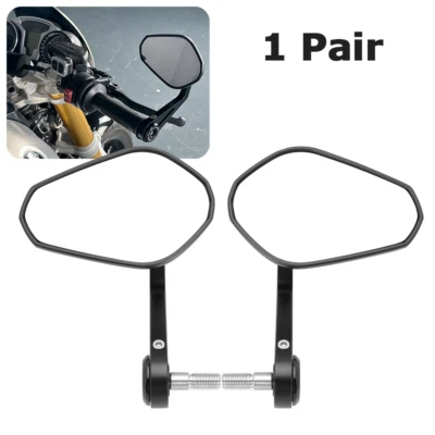 Espejos retrovisores laterales ajustables extremo del manillar para BMW R Nine T 2015-2024 Foto 1 de 4