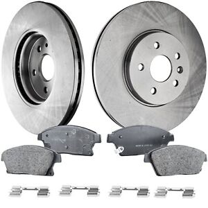 Front Brake Disc and Pad 2-Wheel Set For 2013-2017 Buick Encore 15-17 Chevy Trax