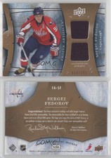 2009-10 Upper Deck Artifacts Frozen Artifacts /199 Sergei Fedorov #FA-SF HOF