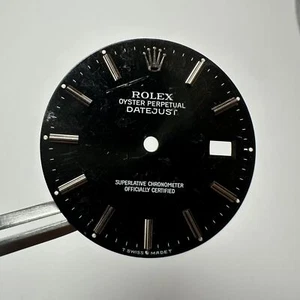 Rolex Datejust Black Damaged Dial 16234 16220 16200 36Mm - Picture 1 of 3