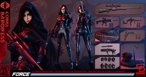 Figura de acción GDTOYS 1/6 BARONESA COBRA G.I.JOE 1983 40ª versión regalo de Navidad - Imagen 1 de 24