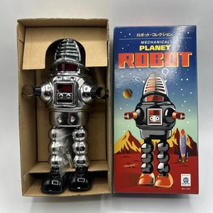 Wind-Up Walking Tin Robot With Original Box Mechanical Planet Schylling 2009 - Picture 1 of 5