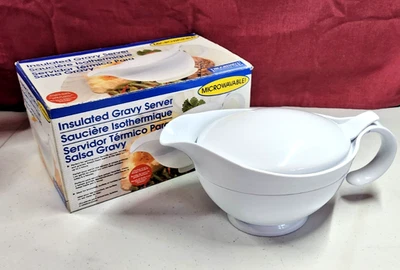 Progressive Insulated Microwavable Gravy Bowl Server - Thanksgiving / Christmas - Image 1 of 4