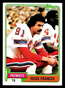1981 Topps #515 Russ Francis New England Patriots - Bild 1 von 2
