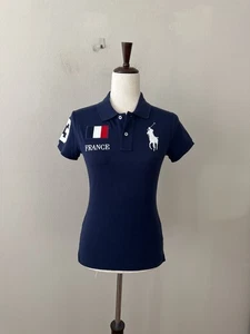 Neu mit Etikett Polo Ralph Lauren Poloshirt Damen Gr. S Kurzarm Skinny Fit Frankreich #3 - Bild 1 von 8
