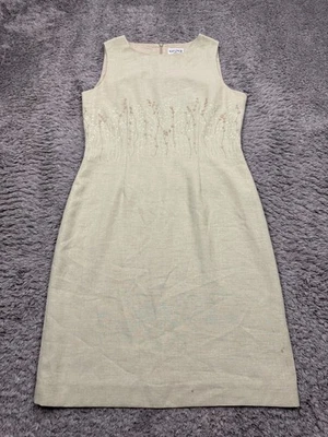 Kasper Dress Women 12 Mint Green ASL Sleeveless Sheath Cocktail Midi - Image 1 of 4