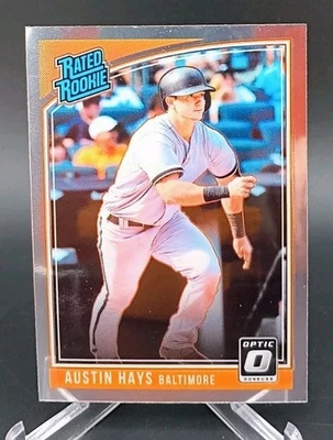 2018 Panini Donruss Optic - Rated Rookie Austin Hays #58 (RC) - Image 1 of 2