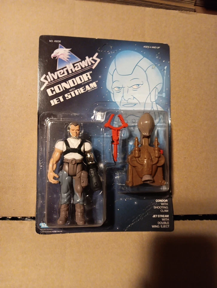1987 Kenner Silverhawks Condor With Jet Stream Action Figure RARE