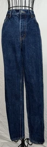 Levi’s 550 Vintage 2001 Size 10 Mis Relaxed Fit Tapered Leg Jeans Dark Wash - Picture 1 of 11
