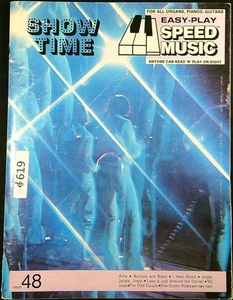 Show Time Easy-Play Speed Musik Orgeln Klaviere Gitarren 1976 Sight & Sound 619a - Bild 1 von 14