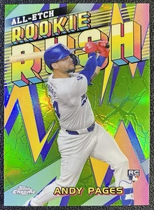 2024 Topps Chrome Andy Pages RC #CAERU-7 All Etch Rookie Rush SP - Foto 1 di 2