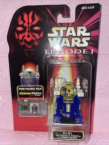 Star Wars Episodio 1 R2-B1 Figura Droide Astromech con Chip Commtech! - Foto 1 di 3