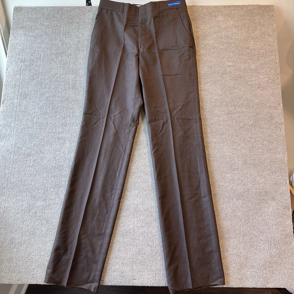Vintage NWT Pendleton Country Traditionals Wool Unhemmed Pants 33 Deadstock - Image 1 of 4