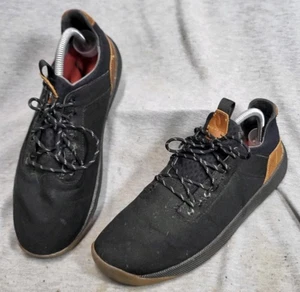 Olukai Mens Size 9.5 EU 42.5 Nanea Li Black Lace Up Casual Sneakers Lace Up - Picture 1 of 10