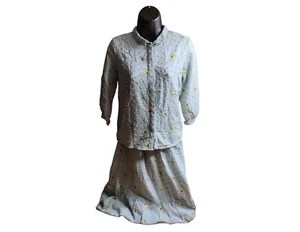 Hopscotch Girl's Eyelet with Flowers 2 Piece Set Size 14 Mint SB5CP7141EG - Picture 1 of 4
