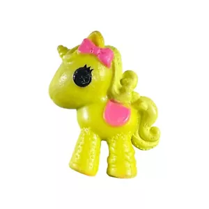 Lalaloopsy Tinies Cucire Castello Reale Mini Figure NEON GIALLO VERDE UNICORNO 1,5" - Foto 1 di 2