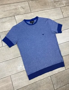 Emporio Armani Blue T Shirt Size L - Picture 1 of 5