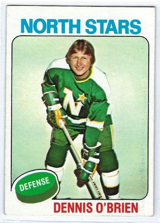 1975-76 Topps Hockey #53 Dennis O'Brien - Image 1 of 1
