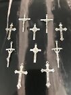 Job Lot  Of  Crucifix  Cross Charms    Jewellery Making  Crafts  Rosary