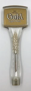 Vintage Olympia Gold 8.75” Light Beer Lucite Tap Handle - Picture 1 of 5