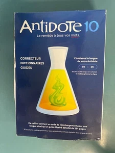 Druide Antitode 10 Correcteur Dictionnaires Guides Français Windows Mac Linux - Picture 1 of 3