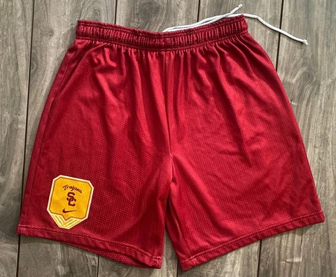 Nike Authentic Men's USC Trojans Basketball Team Issued Practice Shorts Derozan Cover