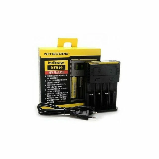 NITECORE New I4 Ladegerät - Schwarz