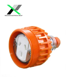 GEN3 10 AMP 3 Pin Flat Industrial Electrical Weatherproof Extension Socket 10A - Bild 1 von 3