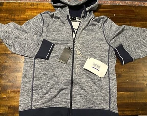 Armani Exchange Men's Full Zip Jacket Hoodie Navy Small NWT(1111) - Picture 1 of 8