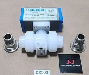 *NEW SURPLUS* Valbia 82DAC907 Pneumatic Valve w/ +GF+ Typ 546 DN10-15 + Warranty - Picture 1 of 9