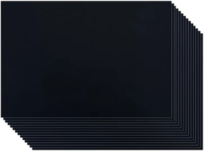 Tafelfolie Selbstklebend Schwarz,15 x 10 cm, 50 Stück Tafel Aufkleber, Tafeletik - Bild 1 von 4