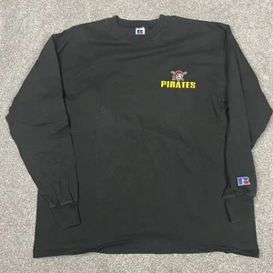 Vintage Pittsburgh Pirates Russell Athletic T-Shirt Mens XL Long Sleeve USA Made - Picture 1 of 9