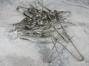 Alessi Tongs Delta Chrome Ice Dessert Bread Tongs Lot of 20 - Picture 1 of 5