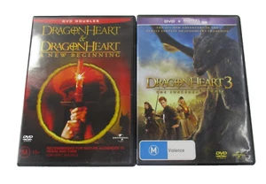 Dragonheart & New Beginning - The Sorcerers Curse DVDs M PAL R4 2014 Universal - Picture 1 of 5